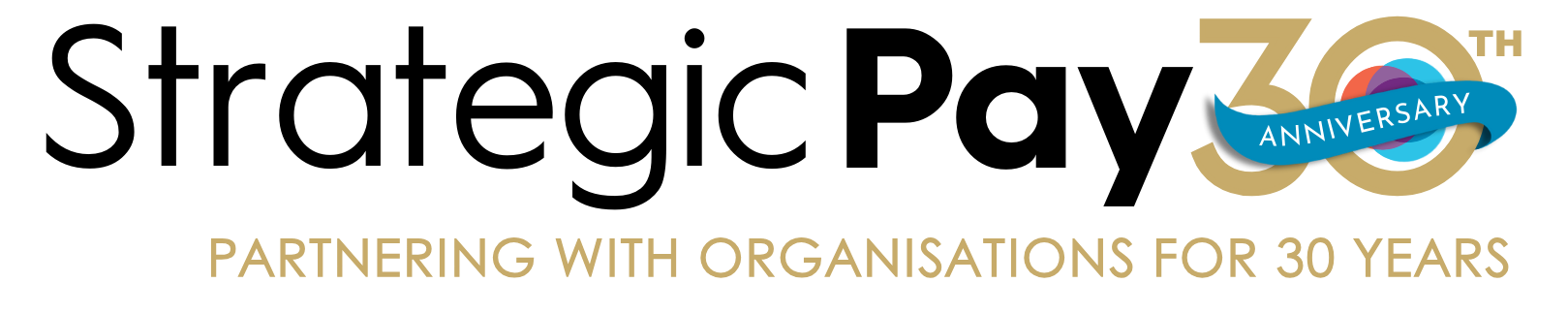 Strategic Pay 30th Anniversary Logo