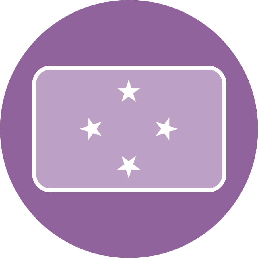 Pacific Islands 2 Federated States of Micronesia Saturated